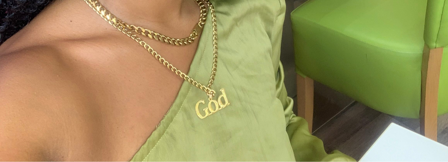 God Pendant Necklace | Religious Pendant Necklace | Grace Uncovered