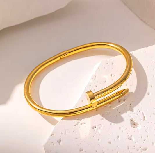 Stylish Nailed Ring | Gold-Plated Nail Ring | Grace Uncovered