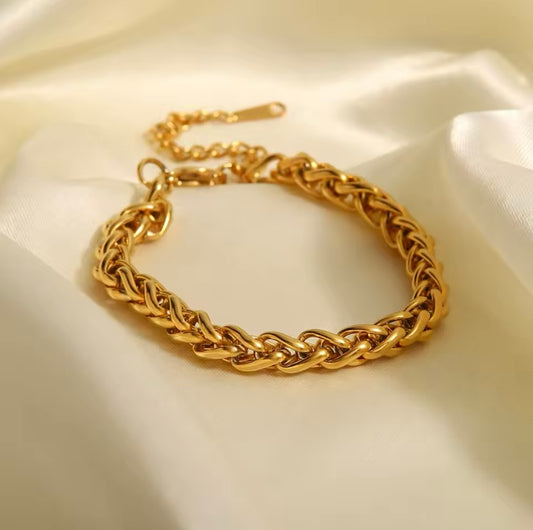 Women's Skeleton Bracelet | Gold Byzantine Bracelet | Grace Uncovered