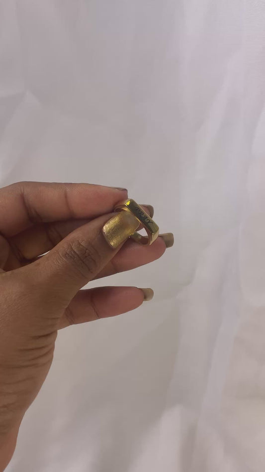 Pray Signet Ring | Signet Ring | Gold-Plated Ring | Grace Uncovered